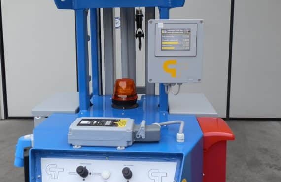 Display for lifting machines