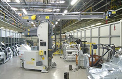 Mold lifting machine with capacity up to 2.500 kg.