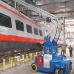 Mini crane For lifting loads up to 5.000 kg.