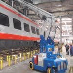 Mini crane For lifting loads up to 5.000 kg.