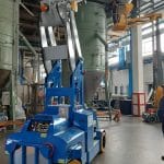 Mini crane For lifting loads up to 5.000 kg.