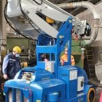 Mini crane For lifting loads up to 5.000 kg.