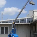 Mini crane For lifting loads up to 6.500 kg.